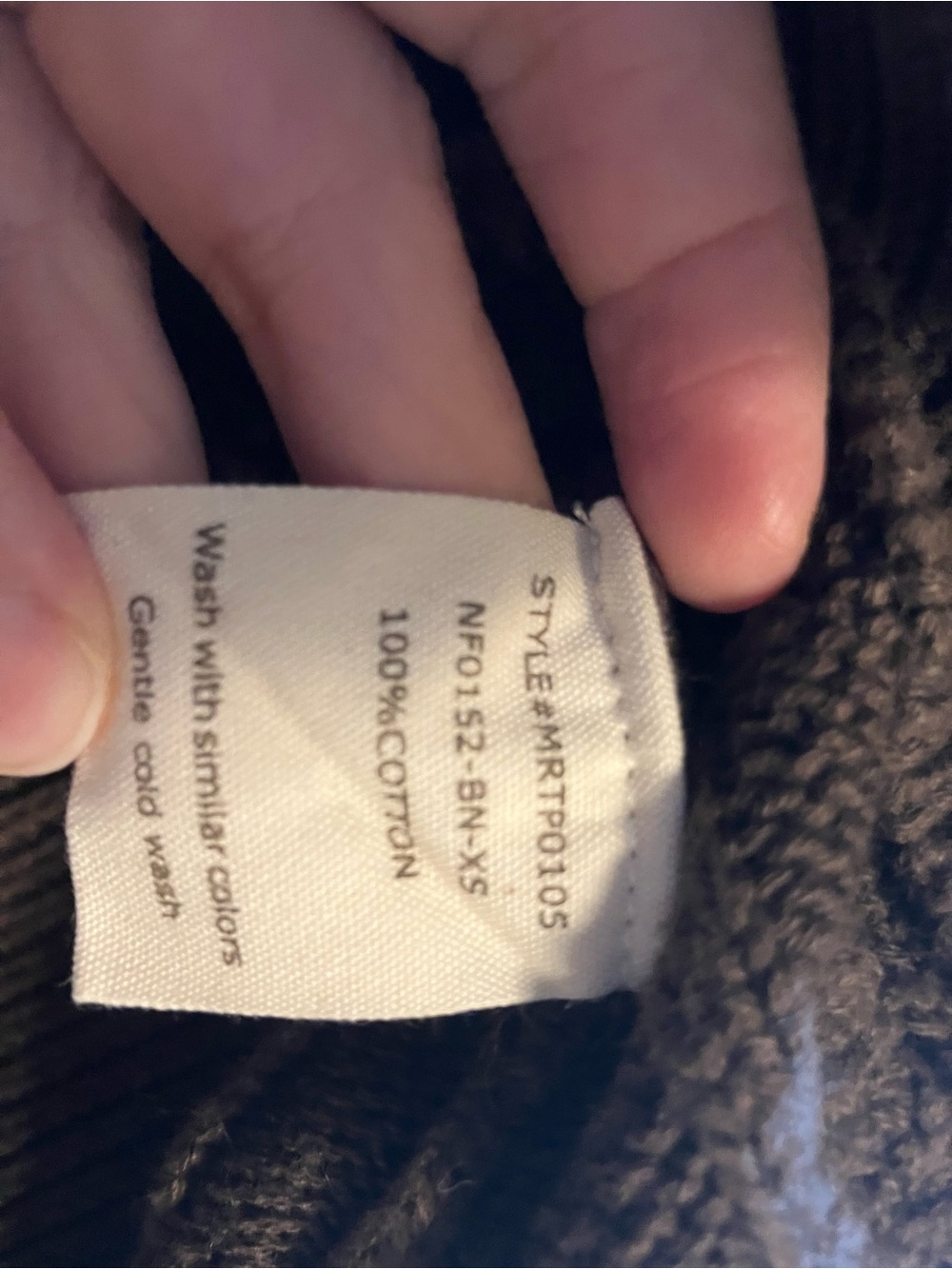Neuflora cotton sweater - Picture 2 of 4